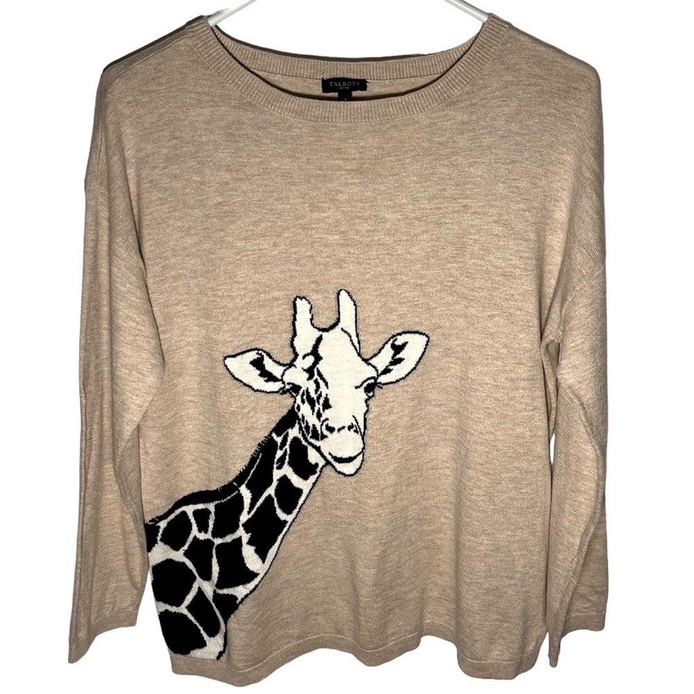 New Talbots Giraffe Sweater